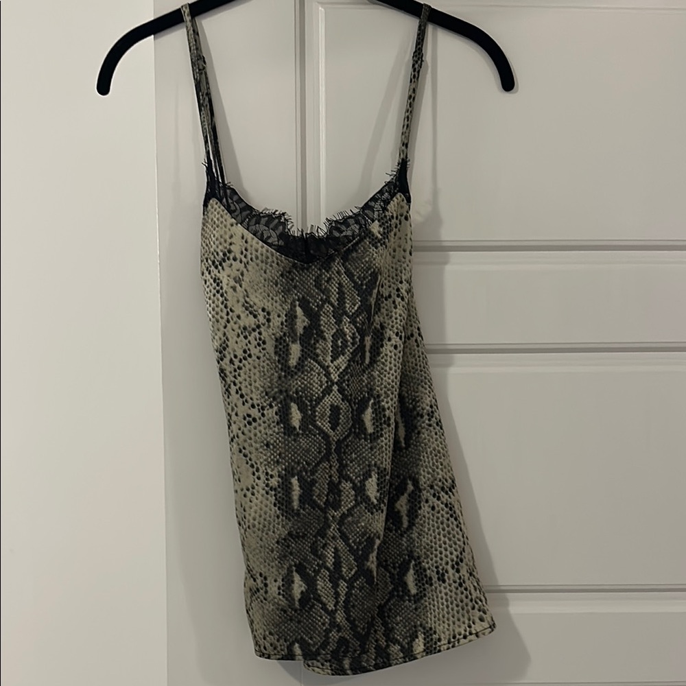 Snake Print Women's Top